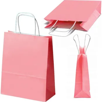 Dárková taška Flamenco Mystique Velká růžová papírová taška 41 x 31 x 15 cm GF03