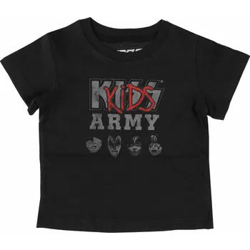 Oblečení a móda Tričko metal dětské Kiss - Kids Army - ROCK OFF - KISSTS32TB - 4T