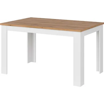 Jídelní stůl Rozkládací stůl 135/184 bílý / dub wotan Vigo