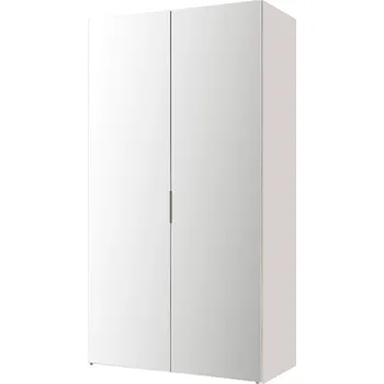 Šatní skříň Skříň 2D 100 Zrcadlo, korpus bílý AL Módulní skříň Modus