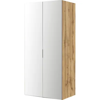 Šatní skříň Skříň 2D 100 Zrcadlo, korpus dub appalache AL Módulní skříň Modus