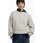 Dámská mikina DESIGUAL 25SWSK03 6006 SWEAT ABBIE 6006 BROWN velikost S