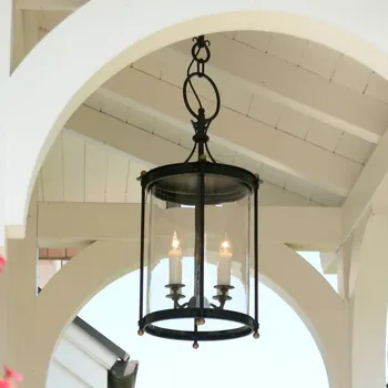 Venkovní osvětlení Robers Leuchten HL2428-A Robers venkovní kované závěsné svítidlo s imitací svící