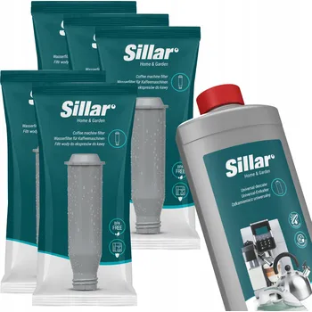 Kávovar Sada Sillar pro kávovary Krups / Nivona: 5x vodní filtr + odvápňovač 1l