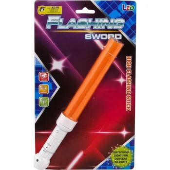Karnevalový doplněk Hůlka párty meč se světlem plastový na baterie Světlo 3 barvy na kartě | 36