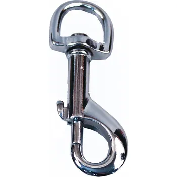 Vodítko pro psa BAFPET Karabina háková Barva: Stříbrná, Rozměr: 70mm 00062