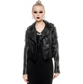 Dámská bunda bunda dámská (křivák) KILLSTAR - Black Magic - Black - L