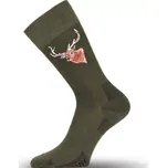 Lasting bavlněné ponožky LFSJ zelené - velikost 38/41 (Myslivecké ponožky)