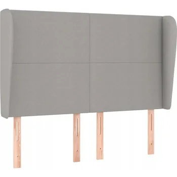 Opěrka hlavy Uszak Světle šedá 147x23x118/128 cm