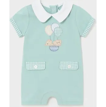 Kojenecký overall Chlapecký letní overal se slonem Mayoral 1724 Velikost: 18 měsíců (86 cm)