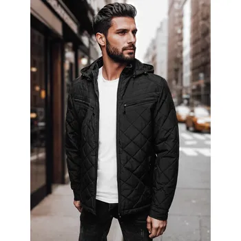 Černá pánská přechodová bunda s kapsami TX4991 Velikost: M