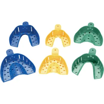 Příbor Zelinger Jednorázové otiskovací lžíce - Lžíce otisk.H+D č.1, 10ks (5H+5D) jednoráz.žluté