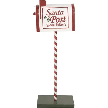 Poštovní schránka Clayre & Eef - Vánoční poštovní schránka na stojanu 5Y1264