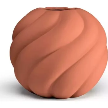 Váza Váza Twist Ball, 20cm, cihlová - COOEE