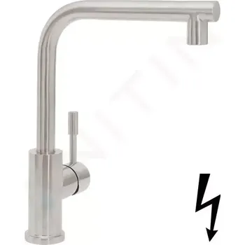 Vodovodní baterie Villeroy & Boch Modern Steel Dřezová baterie, nerez, 966811LC