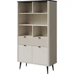 Jurek Regál/knihovna MARLY 5 Kombinace barev: kamír/šedý kámen