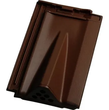 Střešní krytina Taška TONDACH Contiton / Stodo 12 posuvná větrací – engoba tmavě hnědá
