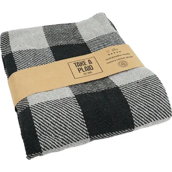 deka Textilomanie Take A Plaid pléd z recyklované bavlny 125 x 150 cm
