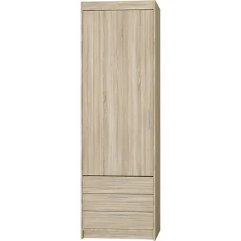 Šatní skříň Skříň Enja 1D3S dub sonoma