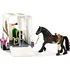 Figurka Schleich Horse Club 42436 Auto s koňským přívěsem
