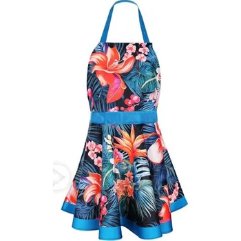 Kuchyňská zástěra Zástěra pro ženu - Paradise Blue