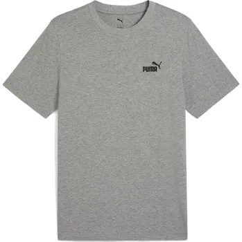 Pánské tričko Pánské Tričko s krátkým rukávem PUMA ESS SMALL NO. 1 LOGO TEE 68253403 – Šedá L
