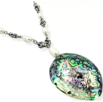 Náhrdelník Náhrdelník Paua mušle s perlami