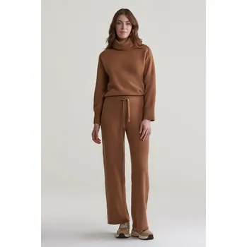Dámské kalhoty KALHOTY GANT WOOL KNITTED PANTS CACAO