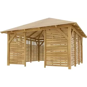 Pergola Dřevěná pergola Altán Kuba L+Bergamo 400x400