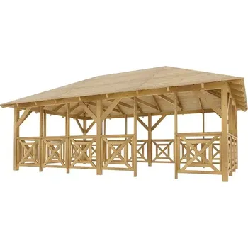 Pergola Dřevěná pergola Altán Viktoria XXL+Grande 390x640