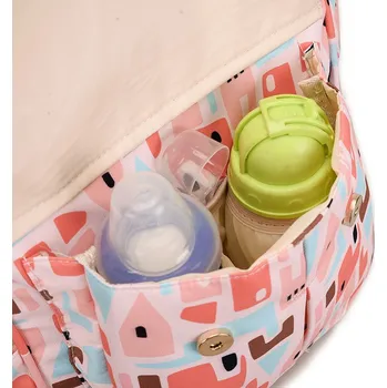 Sportovní batoh Carla Batoh na kočárek pro maminky Angra růžová