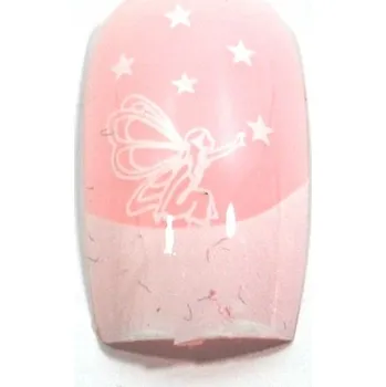 TIPSY UMĚLÉ NEHTY MANIKÚRA PINK FRENCH 20ks + LEPIDLO DÁREK