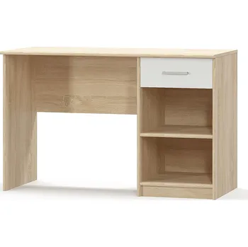 Psací stůl Psací stůl 1s dub sonoma / bílý Tips