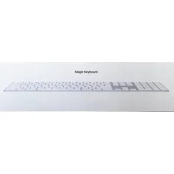 Klávesnice KLÁVESNICE ITALSKÉ ROZLOŽENÍ APPLE KEYBOARD WITH NUMERIC KEYPAD BÍLÁ