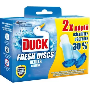 WC čistič Duck Fresh Discs WC Blok 2× 36 ml Marine