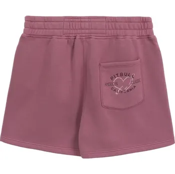 Dámská móda PitBull West Coast - dámské šortky MANZANITA HEART WASHED růžové Barva: růžová, Vel: M/L
