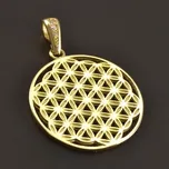 Goldpoint Zlatý přívěsek kulatý květ života Váha: 2.60 g