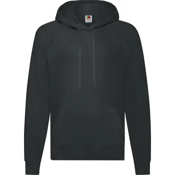 Pánská mikina Fruties Pánská mikina s kapucí Adem černá XXL