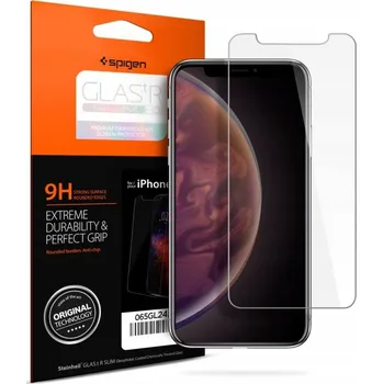 Náhradní kryt pro mobilní telefon Ochranné tvrzené sklo Spigen Glas.Tr Slim iPhone XR