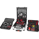 STREND PRO Sada nářadí 117 dílů v pojízdném ALU kufru
