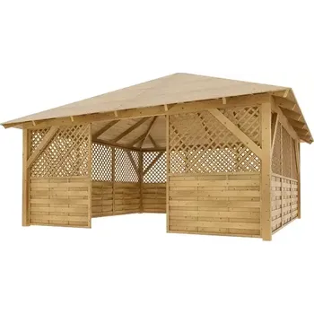 Pergola Dřevěná pergola Altán Kuba Maxi+Rimini 490x490