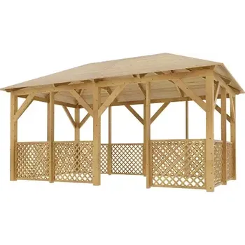 Zahradní stavba Dřevěná pergola Altán Viktoria+Ester90 270x470