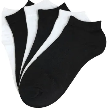 Pánské ponožky Kotníčkové ponožky dámské EW01CA - (BÍLÉ, ČERNÉ) 12 párů - 35-38