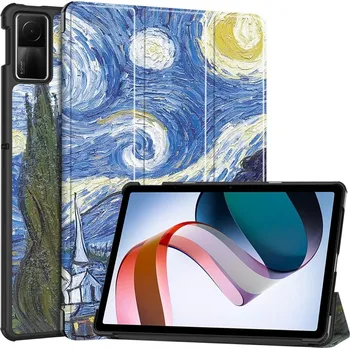 Příslušenství pro tablet Print chytré zavírací pouzdro na Xiaomi Redmi Pad SE - olejomalba
