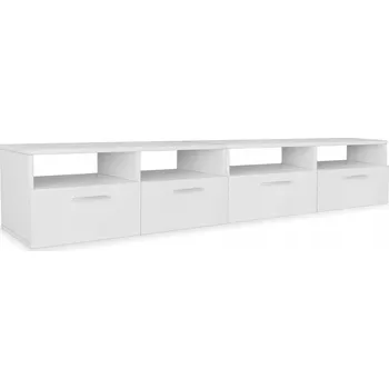 Televizní stolek TV stolek 95x35x36 cm matná bílá