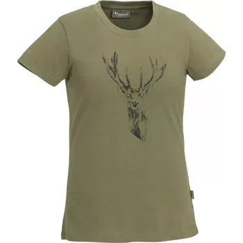 Dámská móda TRIČKO PINEWOOD RED DEER - LADIES - velikost S (Dámské myslivecké tričko)