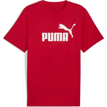 Pánská móda Pánské Tričko s krátkým rukávem PUMA ESS NO. 1 LOGO TEE 68253211 – Červená M