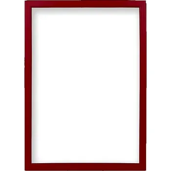 Rám na obraz Fotorámeček 23 Rozměr: 9 x 13 cm, Barva: Červená, Typ zasklení: Plexi