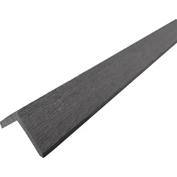 Terasové prkno UMAKOV WPC krycí lišta šedá 40x40x4000mm