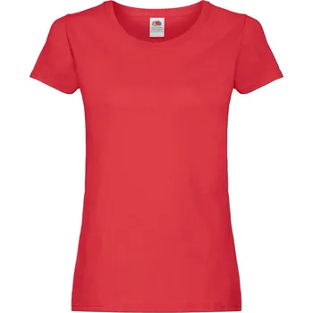 Dámské tričko Fruties Dámské tričko s krátkým rukávem Erzen červená XL